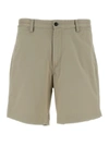 POLO RALPH LAUREN BEIGE BERMUDA SHORTS WITH WELT POCKETS IN STRETCH COTTON MAN