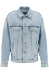 Interior Oversized Denim Jacket In Blue