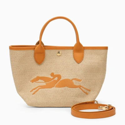 Longchamp Apricot/beige S Le Panier Bag In Orange