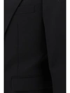 Saint Laurent Single Breasted Black Blazer In Nero