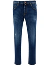 Jacob Cohen Blue Slim Jeans In In Cotton Blend In Blu