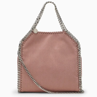 Stella Mccartney Falabella Mini Pink Bag In Burgundy