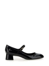 Stuart Weitzman 35mm Vivienne Patent Mary Jane Heels In Black