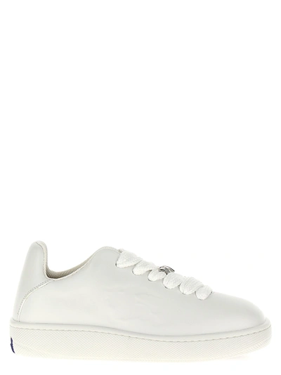 BURBERRY BOX SNEAKERS WHITE