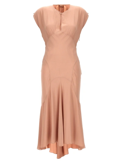 N°21 Crepe Midi Dress Dresses Pink