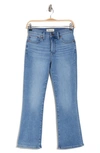 MADEWELL MADEWELL MID RISE KICKOUT CROP JEANS