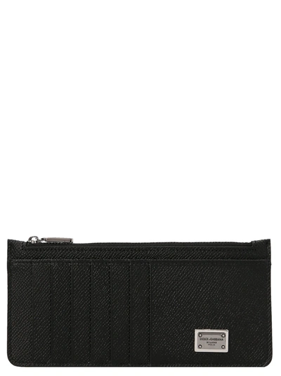 Dolce & Gabbana Lengthened Card-slot Wallet In Black
