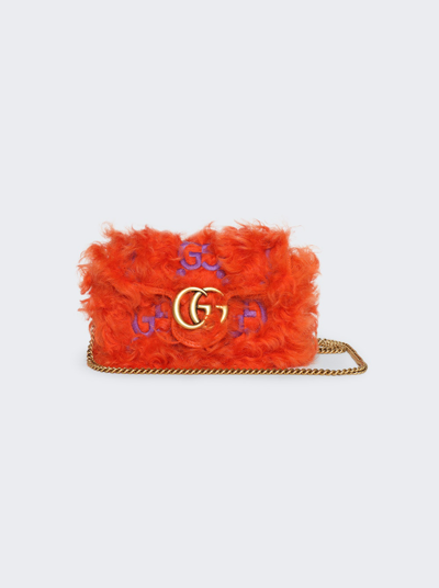 Gucci Marmont Super Mini Bag In Orange