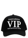 DSQUARED2 VIP HATS WHITE/BLACK