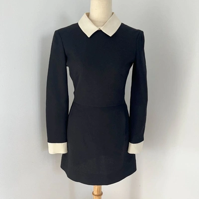 Pre-owned Victoria Beckham Black Wool Dress