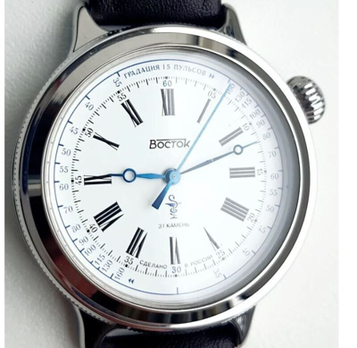 Pre-owned Vostok Auto K-43 Medical Pulse Measurement Watch 2415/55017b