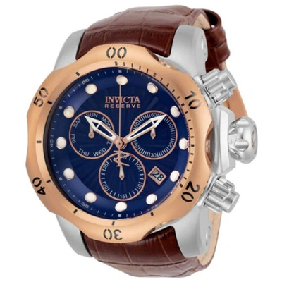 Pre-owned Invicta Men's 32957 Reserve Quartz Chronograph Blue Dial Watch