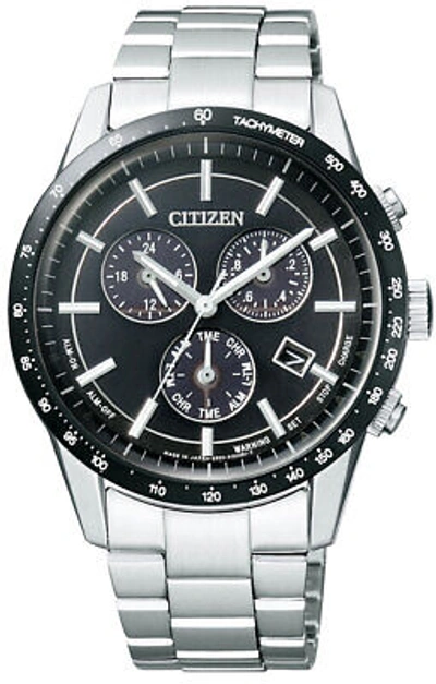 Pre-owned Citizen Collection Eco-drive Bl5594-59e Black Chronograph Men's Watch In Box