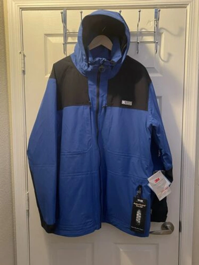 Pre-owned Dc Shoes Men's Snowboarding/ski Winter Jacket Dc Shoe Co 45k Waterproof Blue Size 2xl