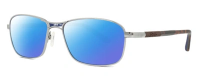 Pre-owned Revo Clive Men Polarized Sunglasses Gunmetal Tortoise Havana Blue 58mm 4 Options In Blue Mirror Polar