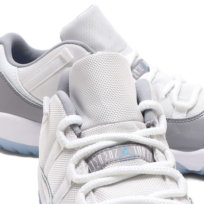 Pre-owned Jordan Nike Air  11 Retro Cement Grey Low Top Trainers Sneakers Men Size 10.5us In Gray