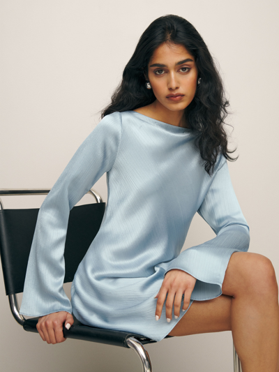REFORMATION PIKE SATIN DRESS 