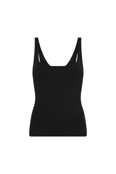 Rebecca Vallance Dina Knit Tank In Black