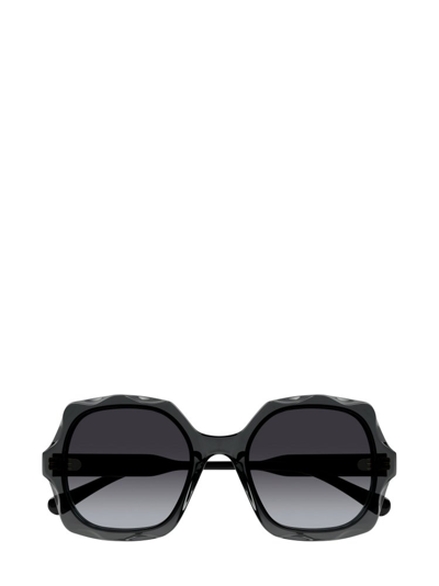 Chloé Eyewear Oversized Square In Grey