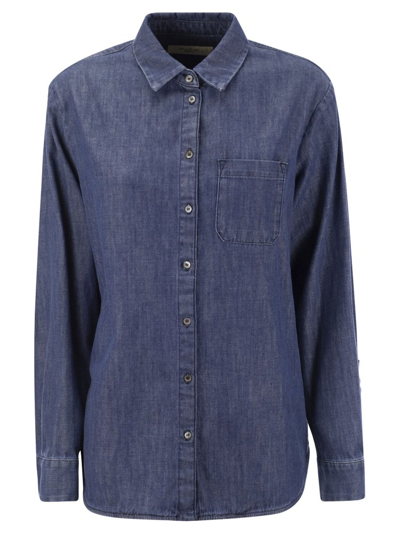 Weekend Max Mara Buttoned Long In Blue