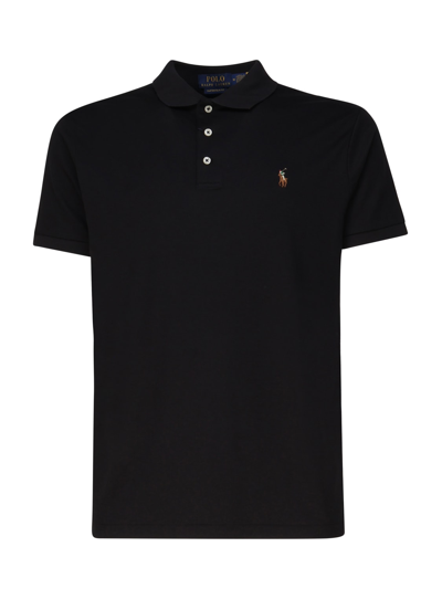 Polo Ralph Lauren Polo Shirt With Embroidery In Black