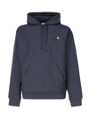 Carhartt Cotton Blend Sweatshirt With Embroidered Frontal Logo In Zeus