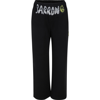 BARROW BLACK SPORTS TROUSERS FOR BOY WITH LOGO