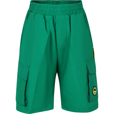 Barrow Kids' Green Casual Shorts For Boy
