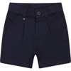 Hugo Boss Casual Blue Shorts For Baby Boy In Blue