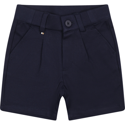Hugo Boss Casual Blue Shorts For Baby Boy