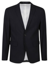 Dsquared2 Dsquared Black Stretch Viscose Suit In Navy Blue