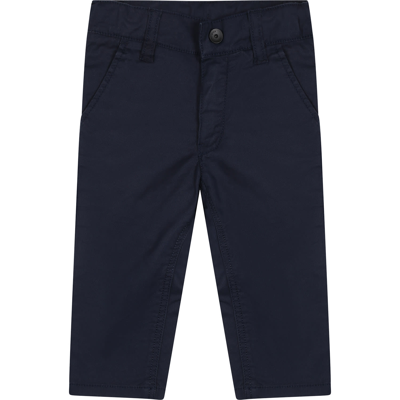 Hugo Boss Blue Casual Trouser For Baby Boy