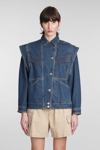 Isabel Marant Harmon Button In Blue