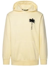 PALM ANGELS PALM ANGELS IVORY COTTON SWEATSHIRT