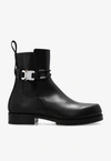 ALYX BUCKLE-DETAIL LEATHER BOOTS