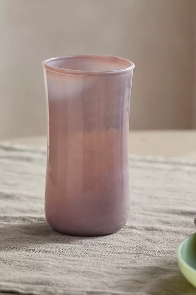 Terrain Milky Glass Tumbler In Pink