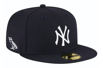 Pre-owned Ovo X Mlb New York Yankees New Era Hat Black
