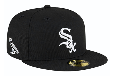 Pre-owned Ovo X Mlb White Sox New Era Hat Black