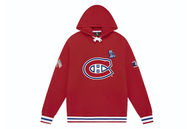 Pre-owned Ovo X Nhl Montreal Canadiens Hoodie Red