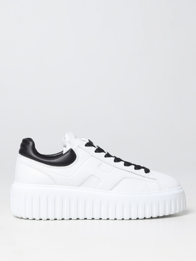 HOGAN H-STRIPES SNEAKERS IN NAPPA,390398001