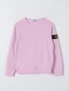 Stone Island Junior Sweater  Kids Color Pink