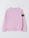 Stone Island Sweater  Junior Kids Color Pink