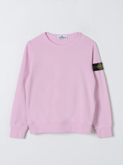 Stone Island Junior Sweater  Kids Color Pink