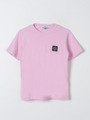 Stone Island Junior T-shirt  Kids Color Pink