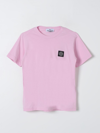 Stone Island T-shirt  Junior Kids Color Pink