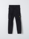 Stone Island Junior Pants  Kids Color Navy