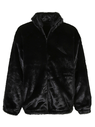 Balenciaga Jacket With Logo In Black