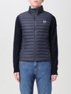 Colmar Lightweight Down Vest With Drawstring In Navy
