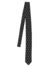 DOLCE & GABBANA LOGO PRINT TIE TIES, PAPILLON