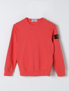 Stone Island Junior Sweater  Kids Color Orange